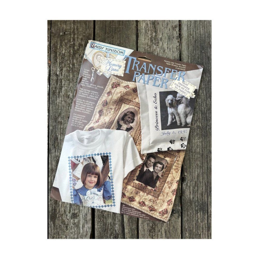 Daisy Kingdom Iron On Transfer Paper Memory Lane